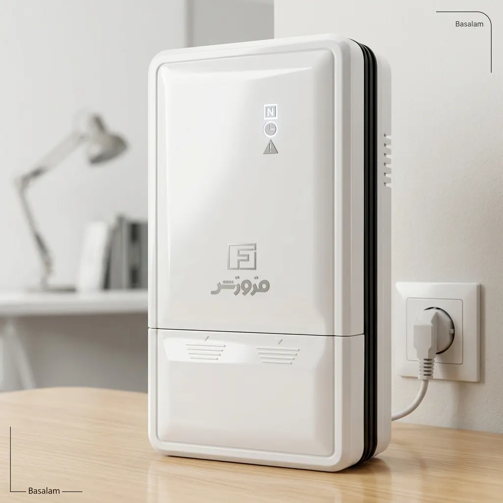 محافظ ولتاژ دیجیتال فروزش مدل DG40 ظرفیت 40 آمپر