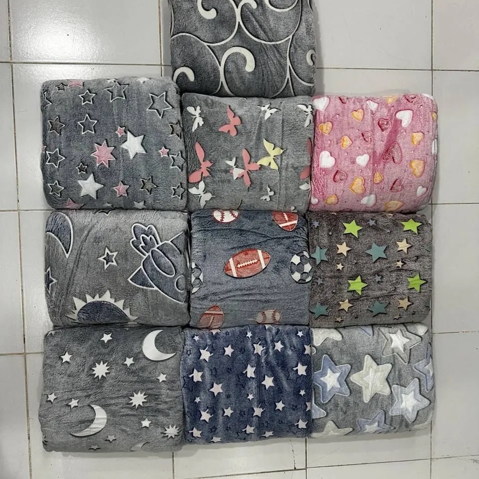 پتو مسافرتی یک نفره طرح شب نما